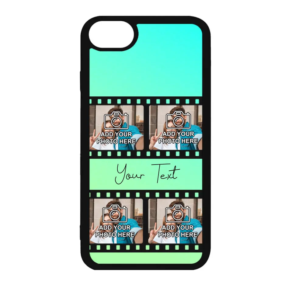 Film Reel No.2 Custom Photos Personalised Rubber TPU Case for iPhone, Samsung & Pixel