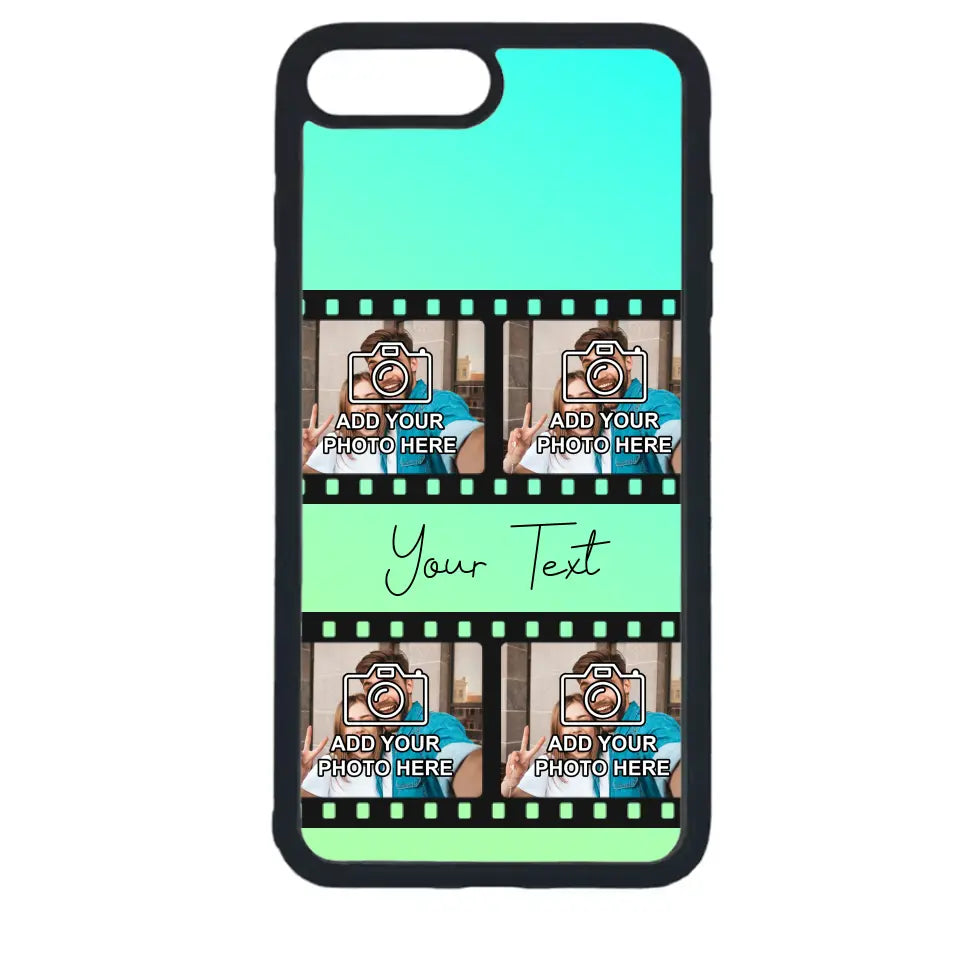 Film Reel No.2 Custom Photos Personalised Rubber TPU Case for iPhone, Samsung & Pixel