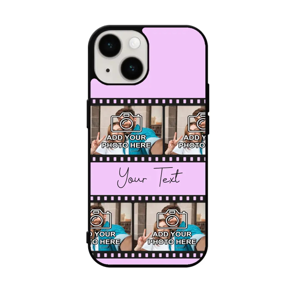 Custom Personalised Film Reel No.3 Rubber TPU Case for iPhone, Samsung & Pixel