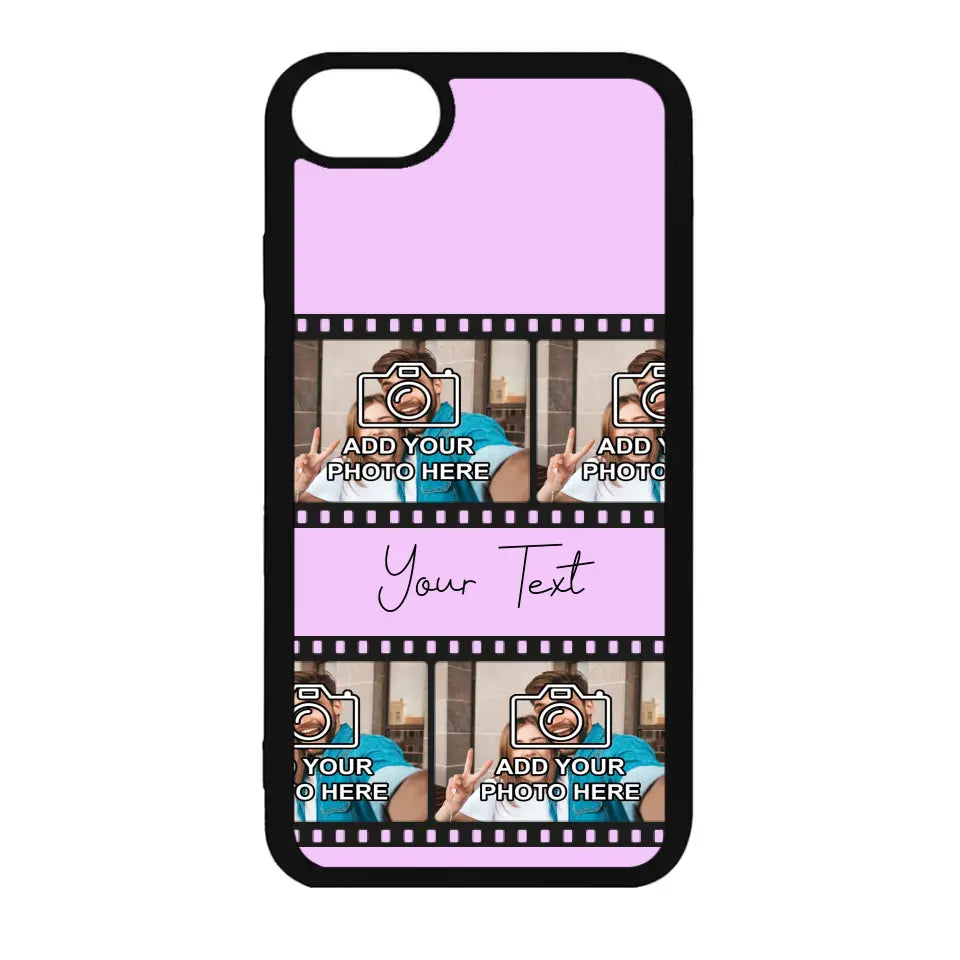 Custom Personalised Film Reel No.3 Rubber TPU Case for iPhone, Samsung & Pixel