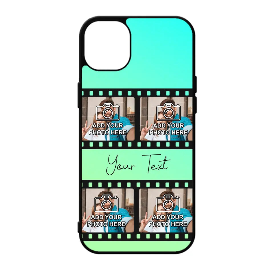 Film Reel No.2 Custom Photos Personalised Rubber TPU Case for iPhone, Samsung & Pixel