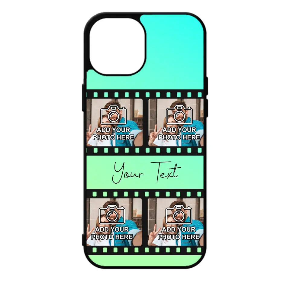 Film Reel No.2 Custom Photos Personalised Rubber TPU Case for iPhone, Samsung & Pixel