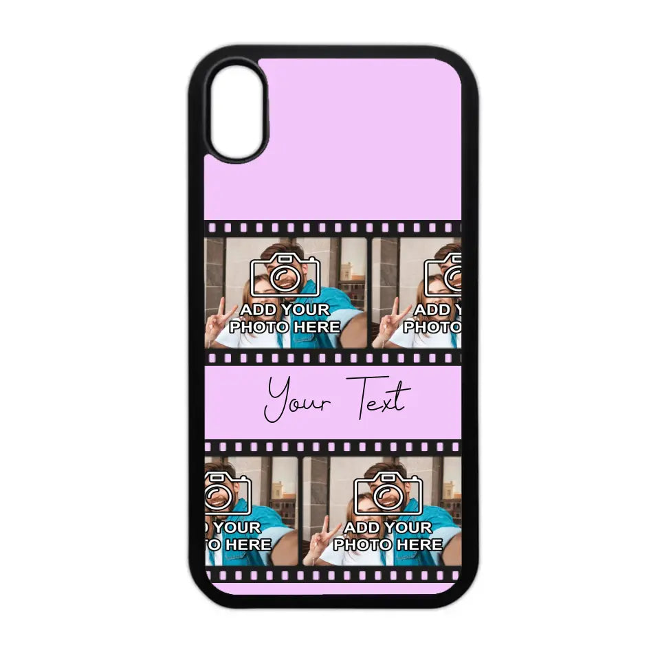 Custom Personalised Film Reel No.3 Rubber TPU Case for iPhone, Samsung & Pixel