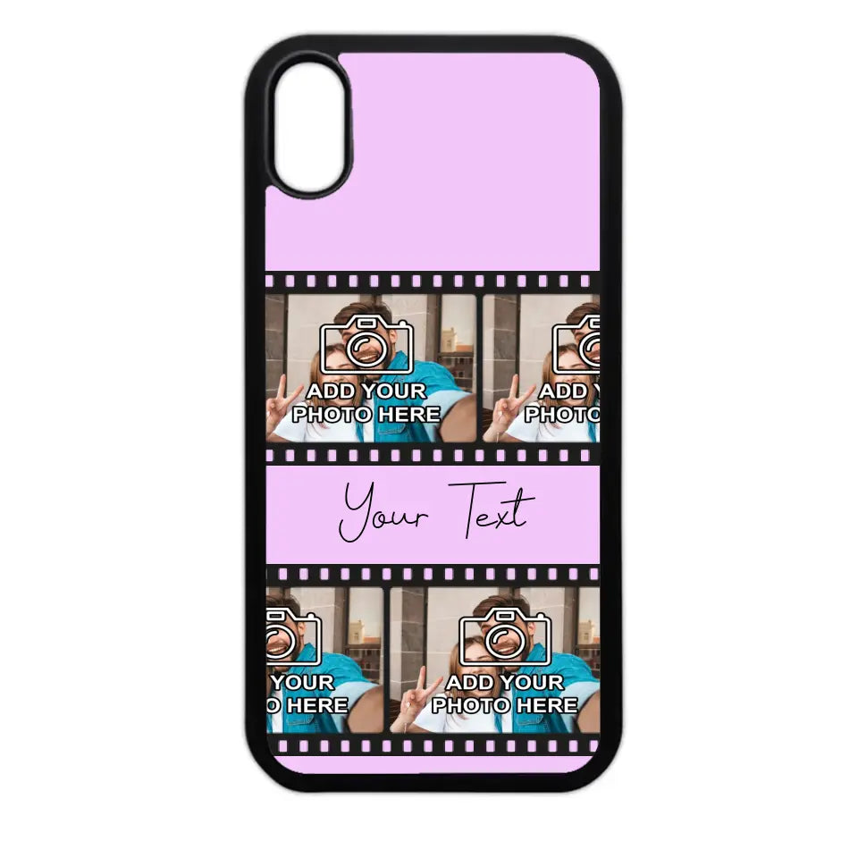 Custom Personalised Film Reel No.3 Rubber TPU Case for iPhone, Samsung & Pixel