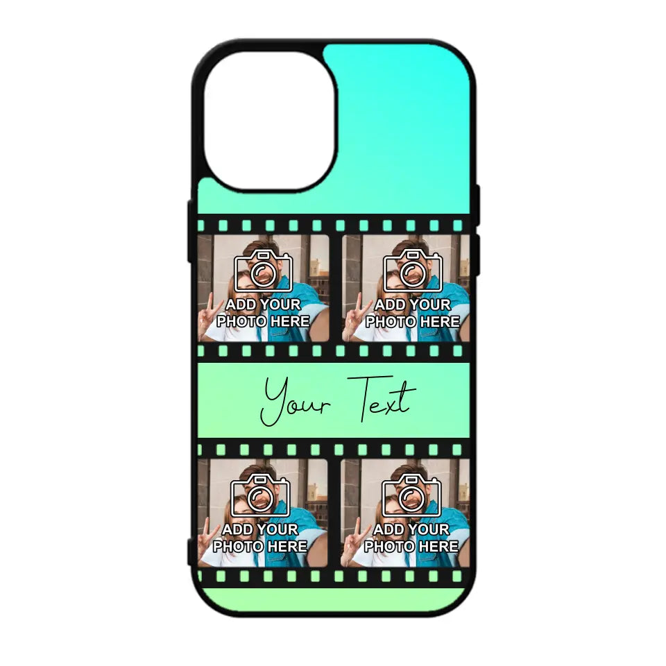 Film Reel No.2 Custom Photos Personalised Rubber TPU Case for iPhone, Samsung & Pixel