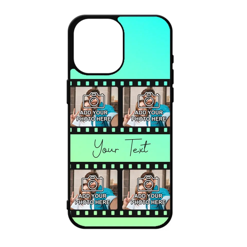 Film Reel No.2 Custom Photos Personalised Rubber TPU Case for iPhone, Samsung & Pixel