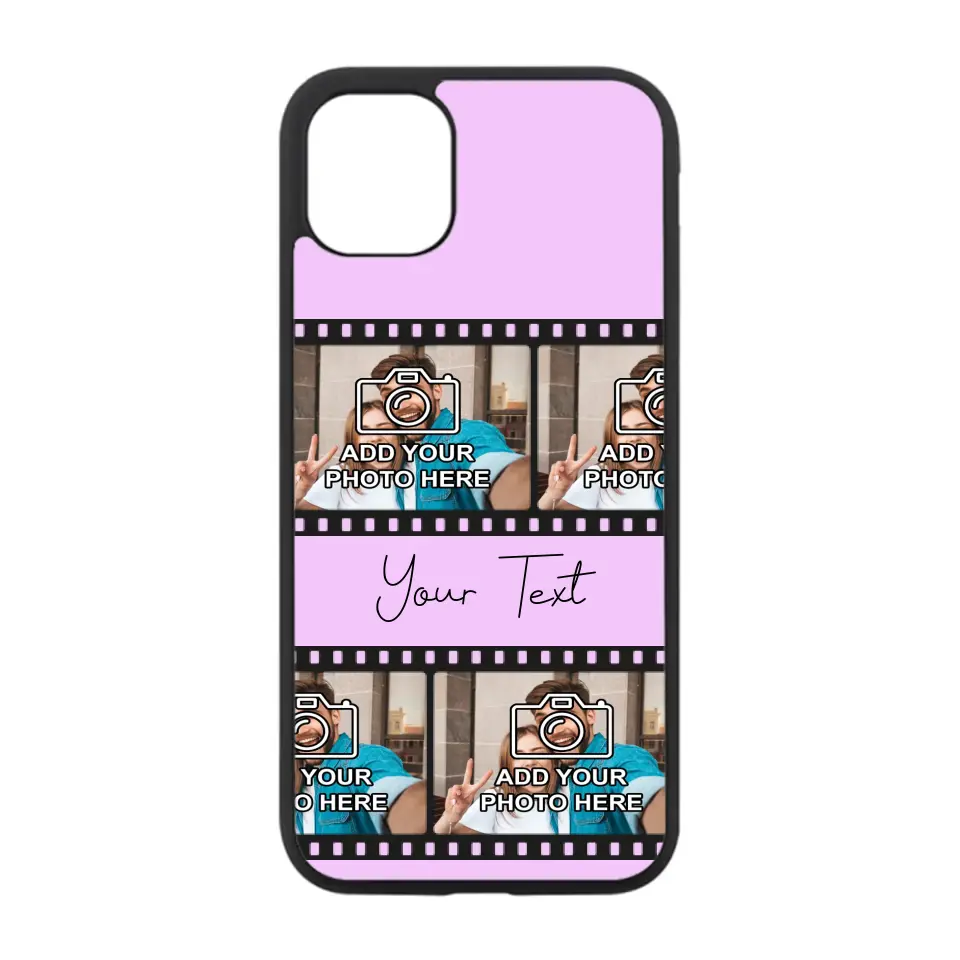 Custom Personalised Film Reel No.3 Rubber TPU Case for iPhone, Samsung & Pixel