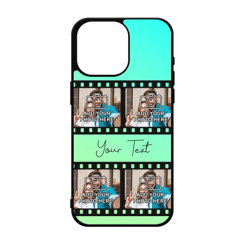 Film Reel No.2 Custom Photos Personalised Rubber TPU Case for iPhone, Samsung & Pixel