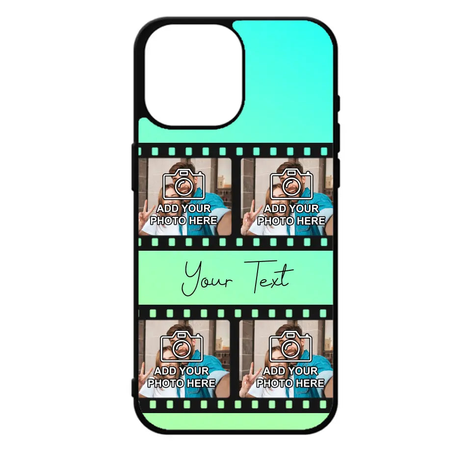 Film Reel No.2 Custom Photos Personalised Rubber TPU Case for iPhone, Samsung & Pixel