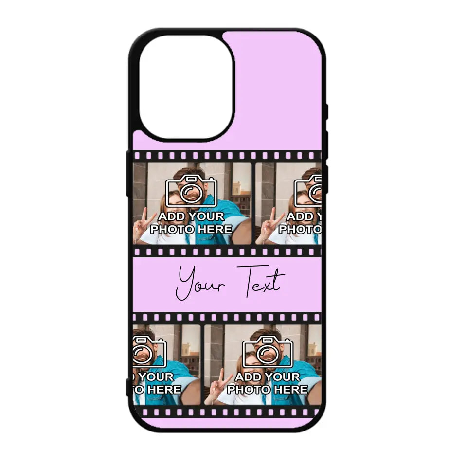 Custom Personalised Film Reel No.3 Rubber TPU Case for iPhone, Samsung & Pixel