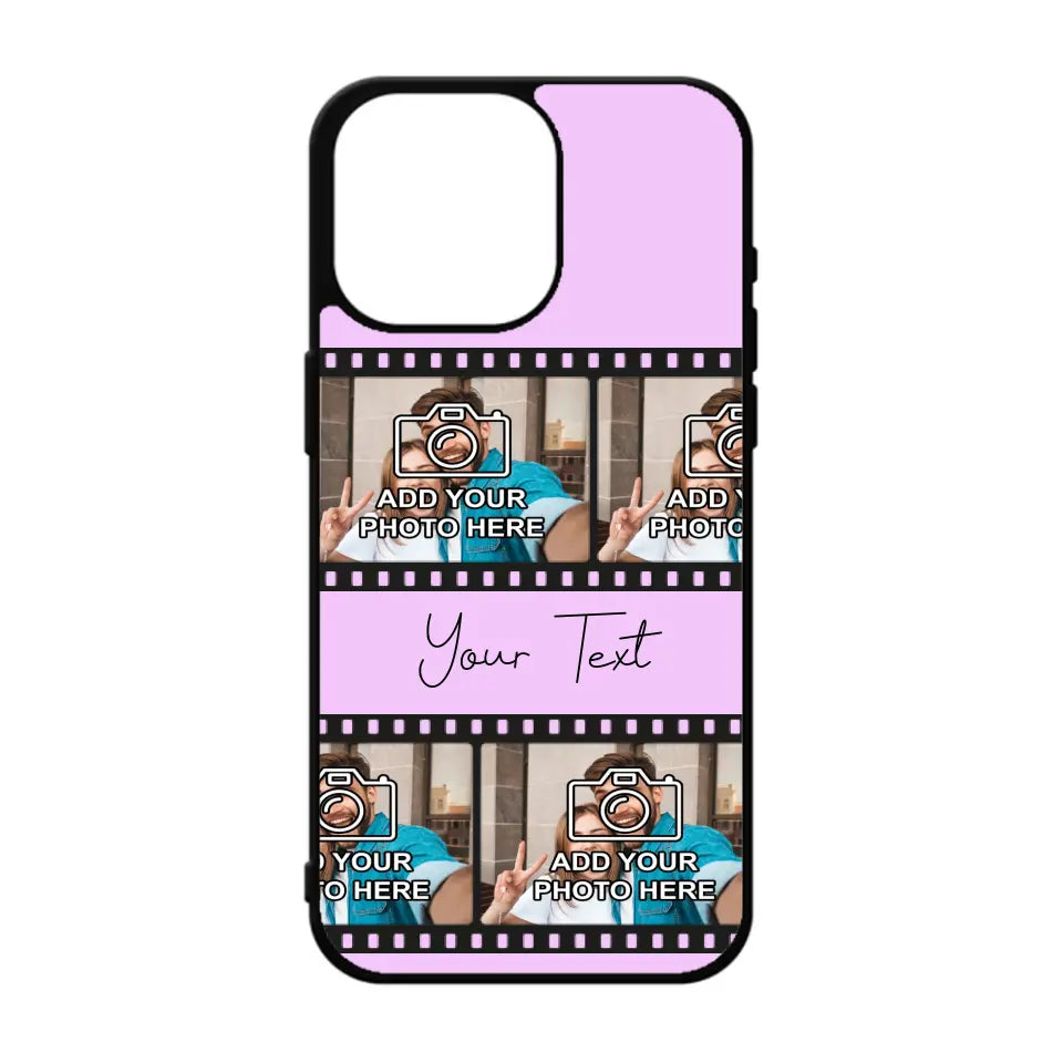 Custom Personalised Film Reel No.3 Rubber TPU Case for iPhone, Samsung & Pixel