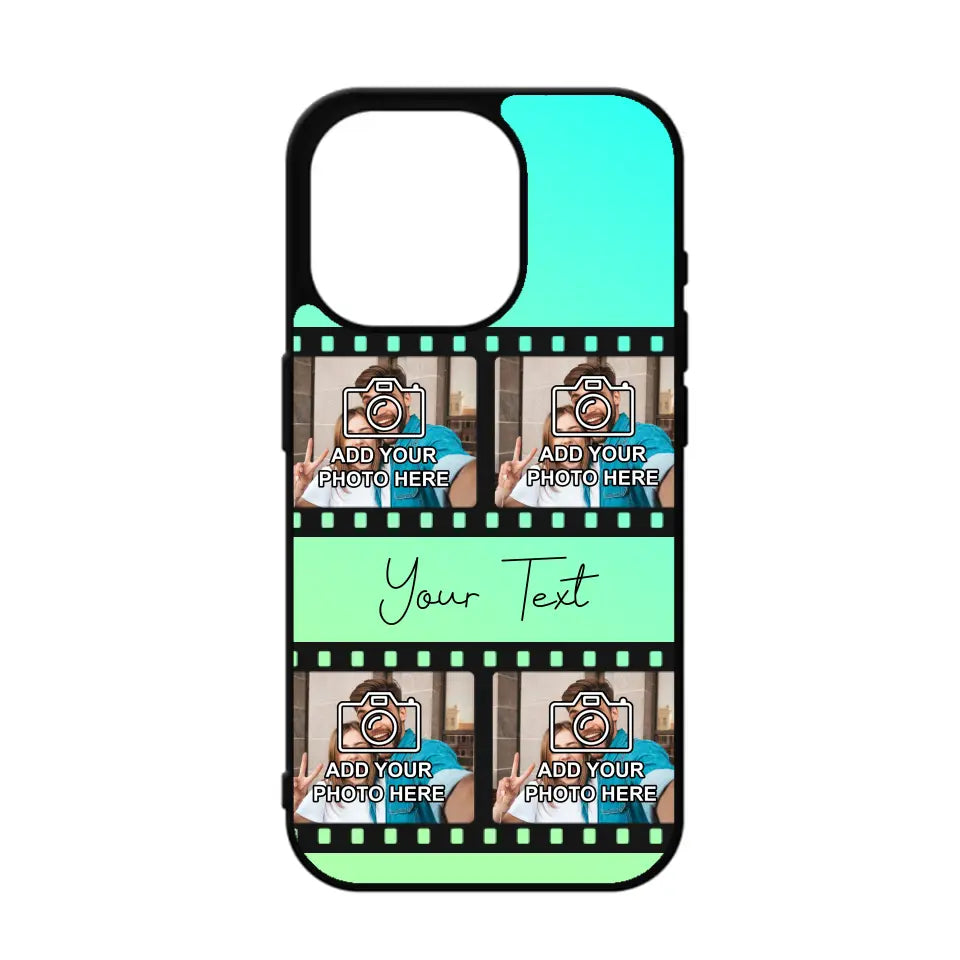 Film Reel No.2 Custom Photos Personalised Rubber TPU Case for iPhone, Samsung & Pixel