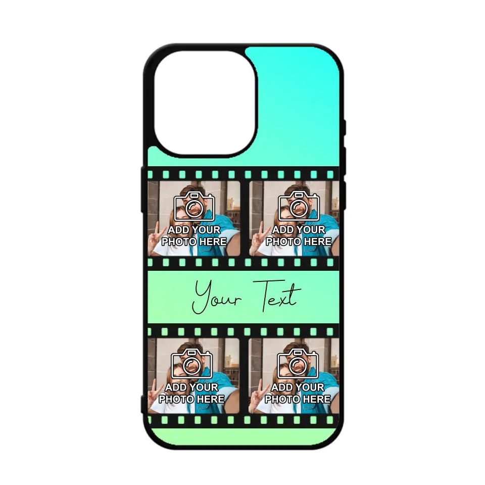 Film Reel No.2 Custom Photos Personalised Rubber TPU Case for iPhone, Samsung & Pixel