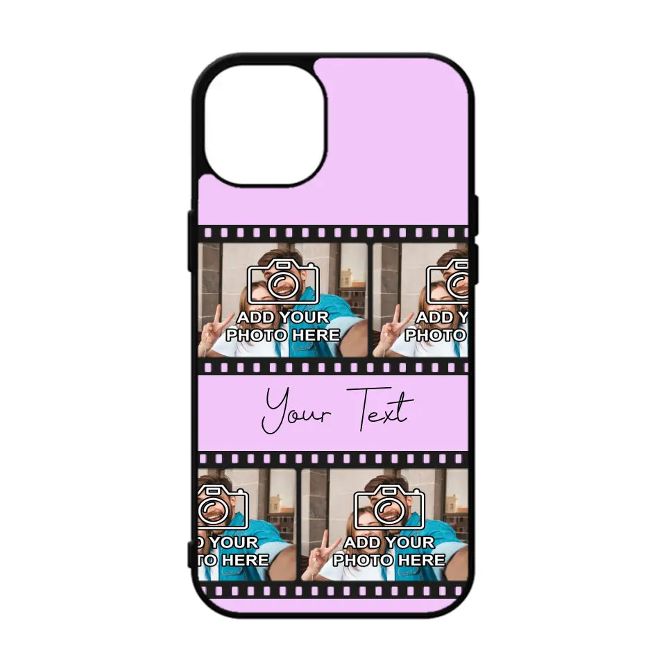 Custom Personalised Film Reel No.3 Rubber TPU Case for iPhone, Samsung & Pixel