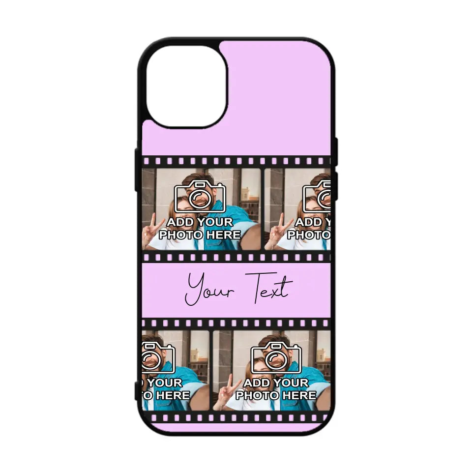 Custom Personalised Film Reel No.3 Rubber TPU Case for iPhone, Samsung & Pixel