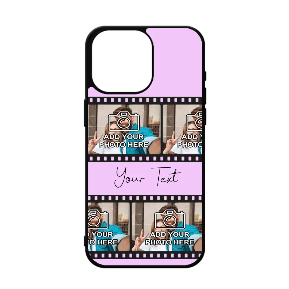 Custom Personalised Film Reel No.3 Rubber TPU Case for iPhone, Samsung & Pixel