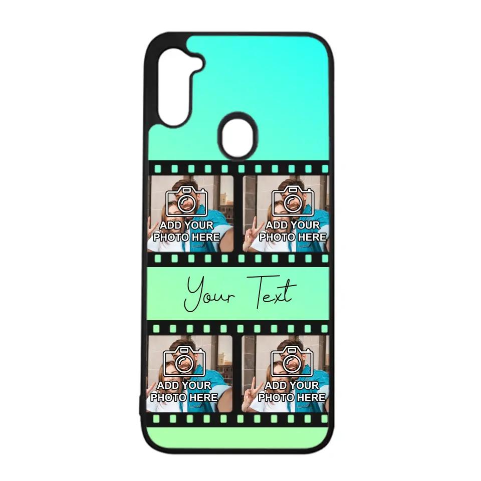 Film Reel No.2 Custom Photos Personalised Rubber TPU Case for iPhone, Samsung & Pixel