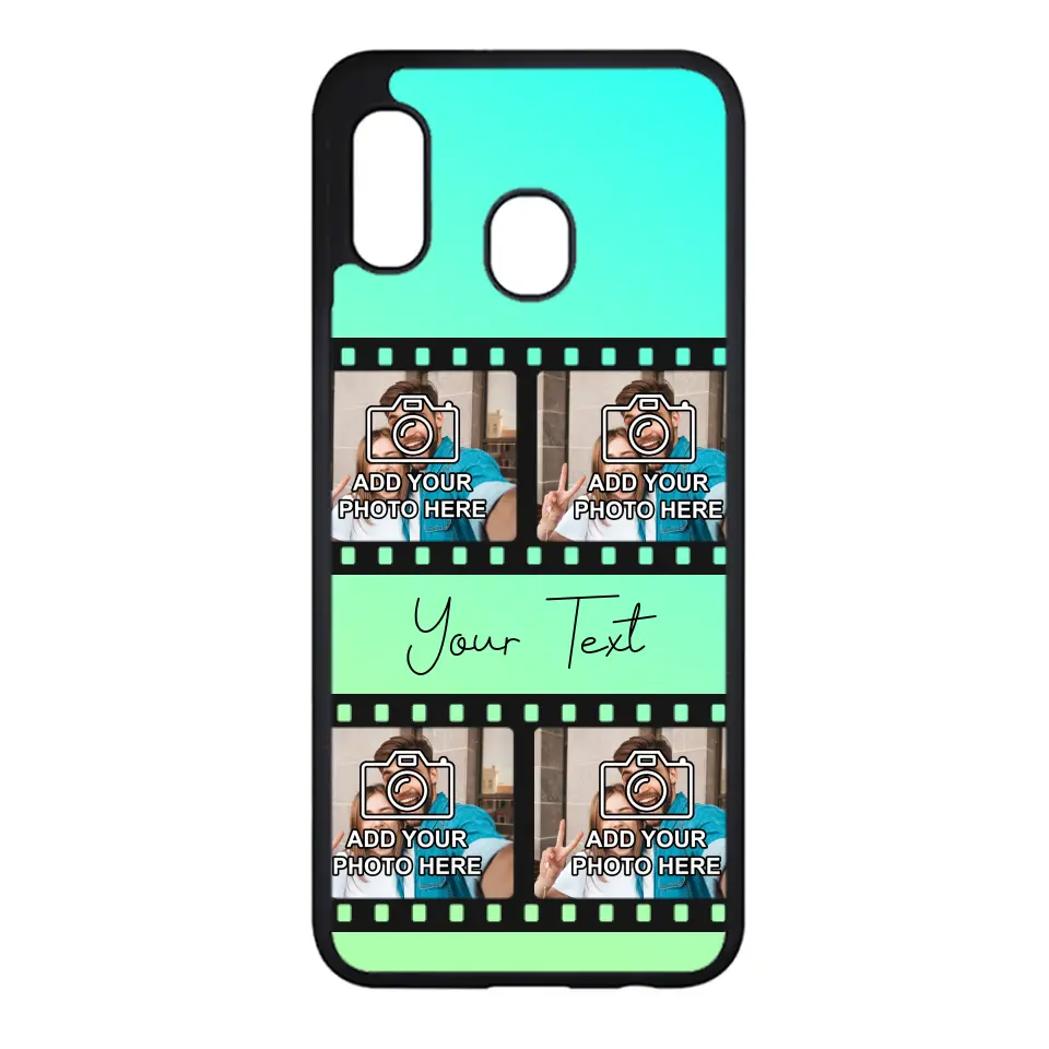 Film Reel No.2 Custom Photos Personalised Rubber TPU Case for iPhone, Samsung & Pixel