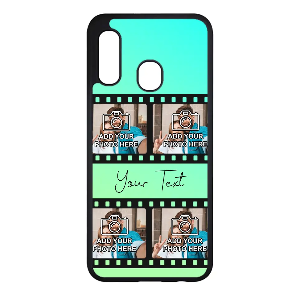 Film Reel No.2 Custom Photos Personalised Rubber TPU Case for iPhone, Samsung & Pixel