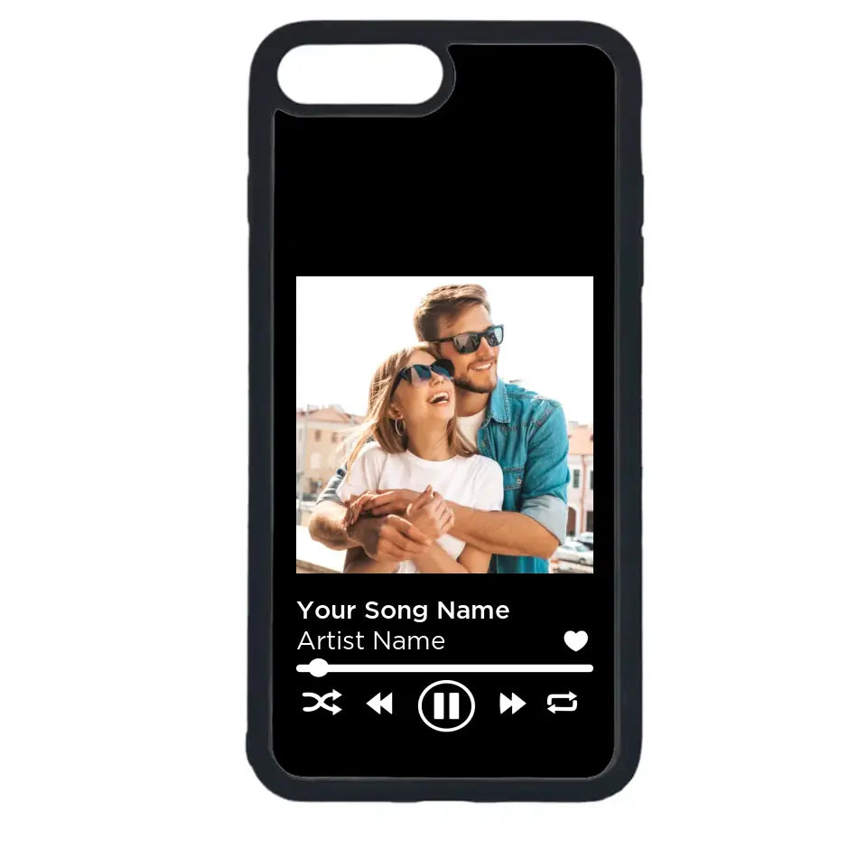 Custom Personalised Spotify Music Player Rubber TPU Case for iPhone, Samsung & Pixel