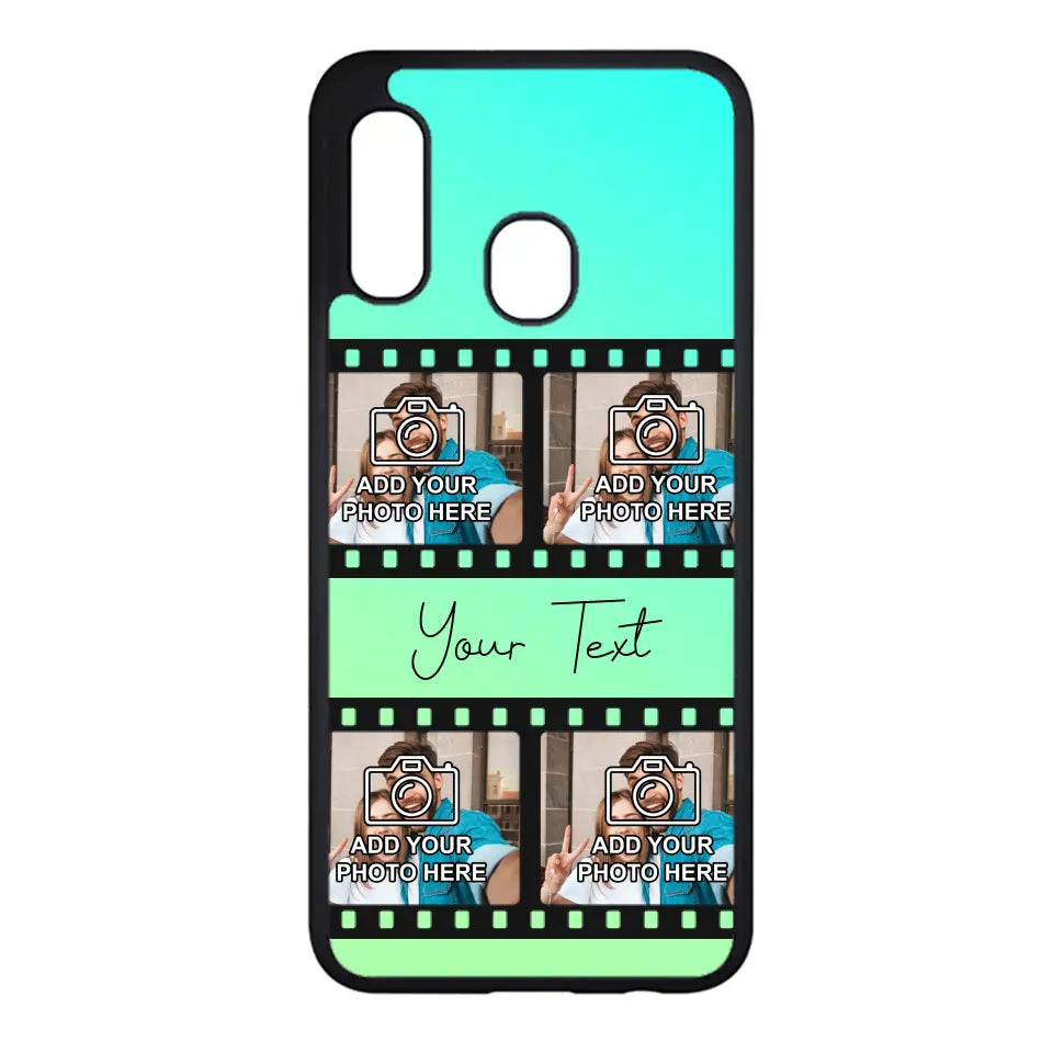 Film Reel No.2 Custom Photos Personalised Rubber TPU Case for iPhone, Samsung & Pixel