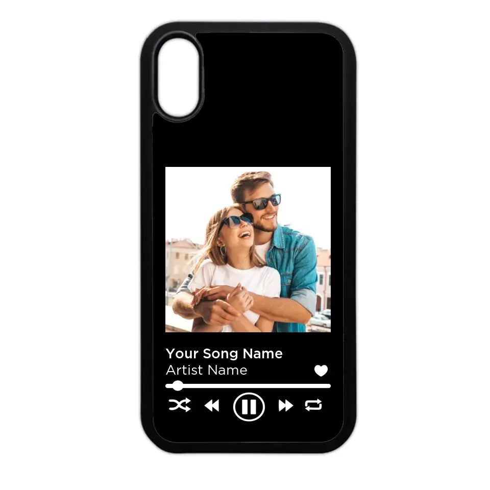 Custom Personalised Spotify Music Player Rubber TPU Case for iPhone, Samsung & Pixel