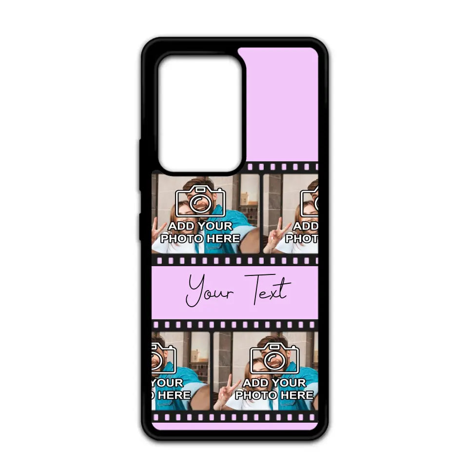 Custom Personalised Film Reel No.3 Rubber TPU Case for iPhone, Samsung & Pixel