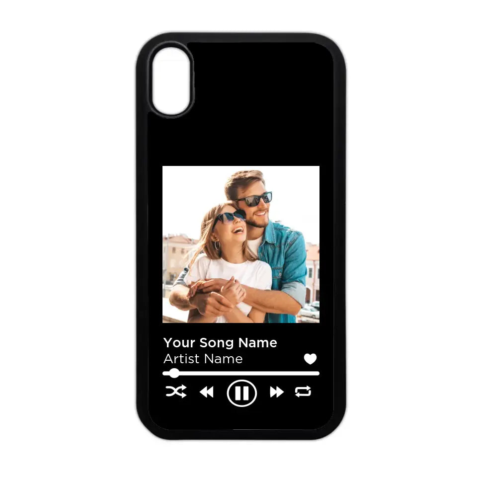 Custom Personalised Spotify Music Player Rubber TPU Case for iPhone, Samsung & Pixel