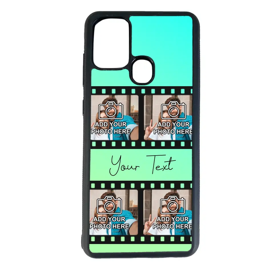 Film Reel No.2 Custom Photos Personalised Rubber TPU Case for iPhone, Samsung & Pixel