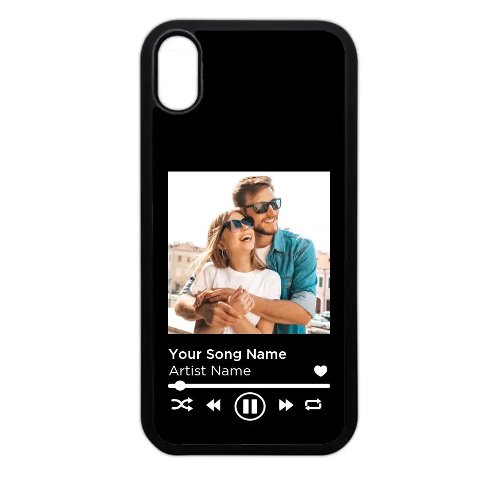 Custom Personalised Spotify Music Player Rubber TPU Case for iPhone, Samsung & Pixel