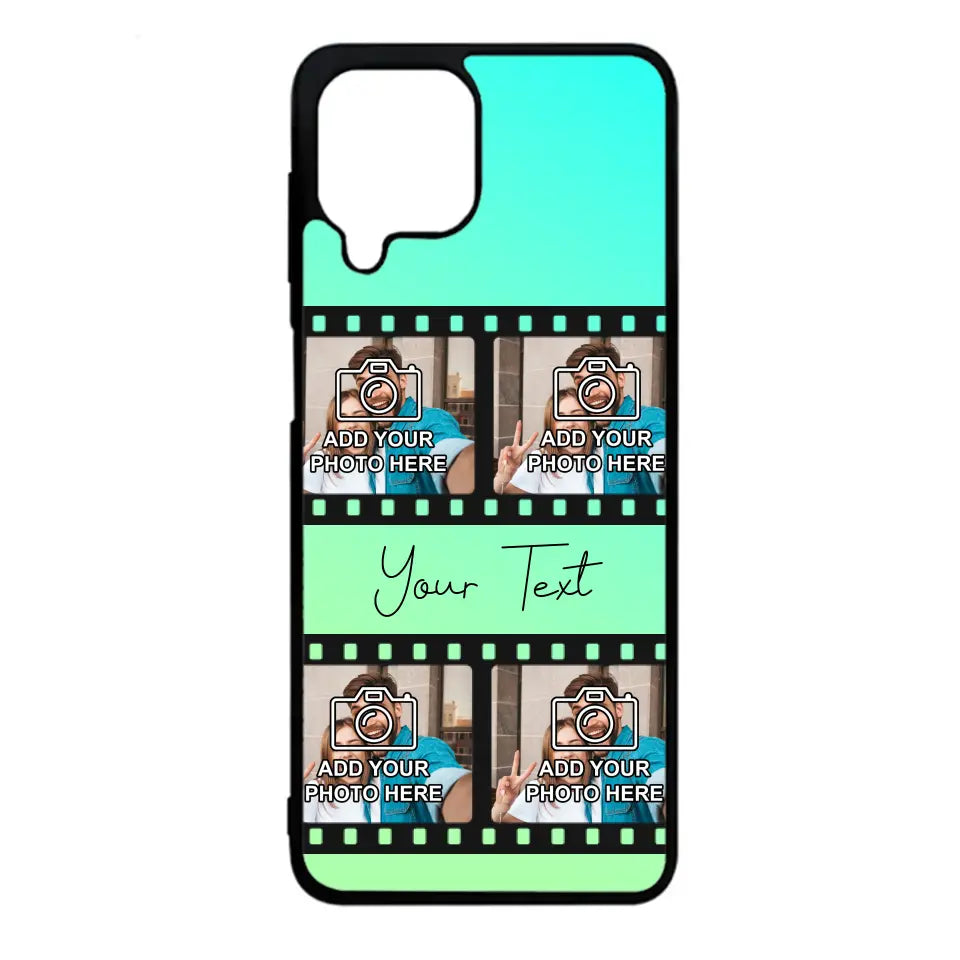 Film Reel No.2 Custom Photos Personalised Rubber TPU Case for iPhone, Samsung & Pixel