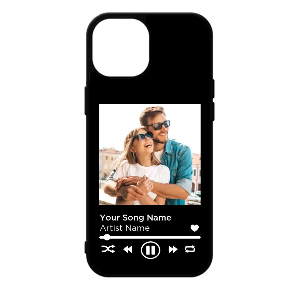 Custom Personalised Spotify Music Player Rubber TPU Case for iPhone, Samsung & Pixel