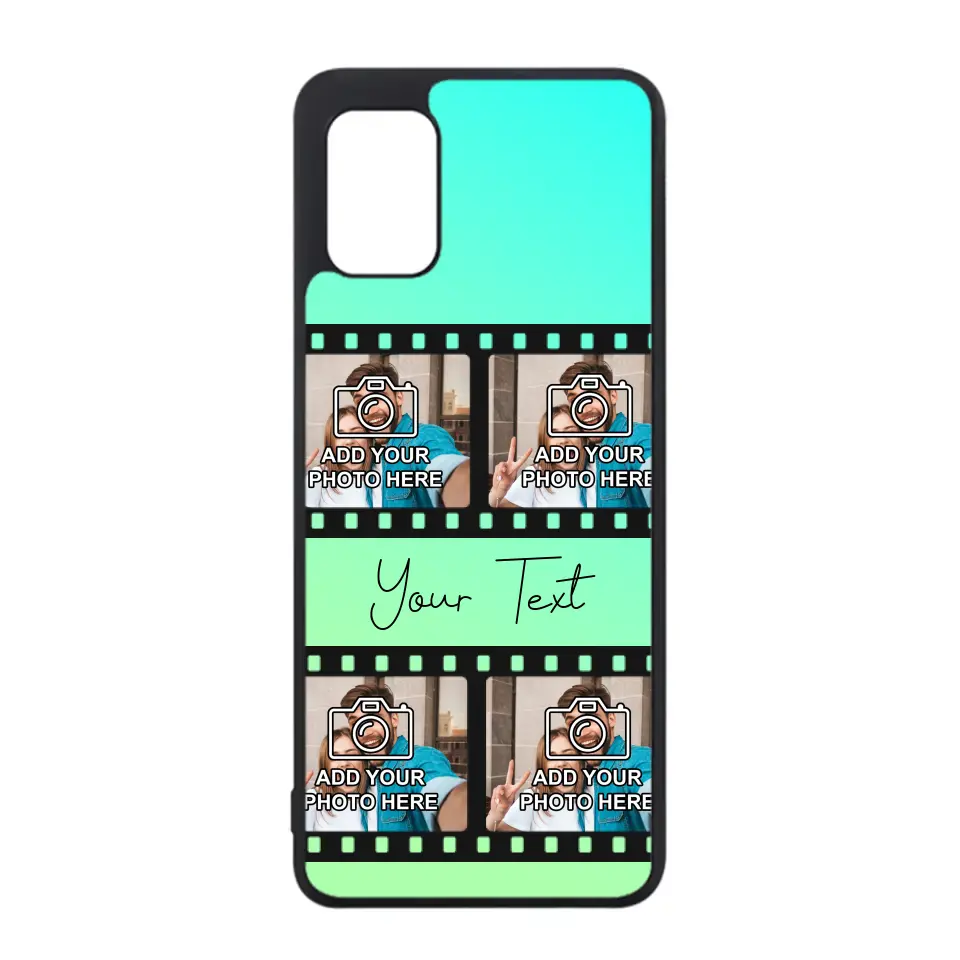 Film Reel No.2 Custom Photos Personalised Rubber TPU Case for iPhone, Samsung & Pixel