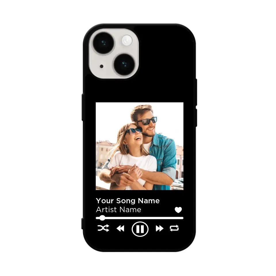 Custom Personalised Spotify Music Player Rubber TPU Case for iPhone, Samsung & Pixel