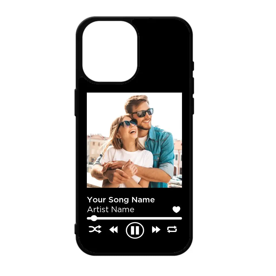 Custom Personalised Spotify Music Player Rubber TPU Case for iPhone, Samsung & Pixel