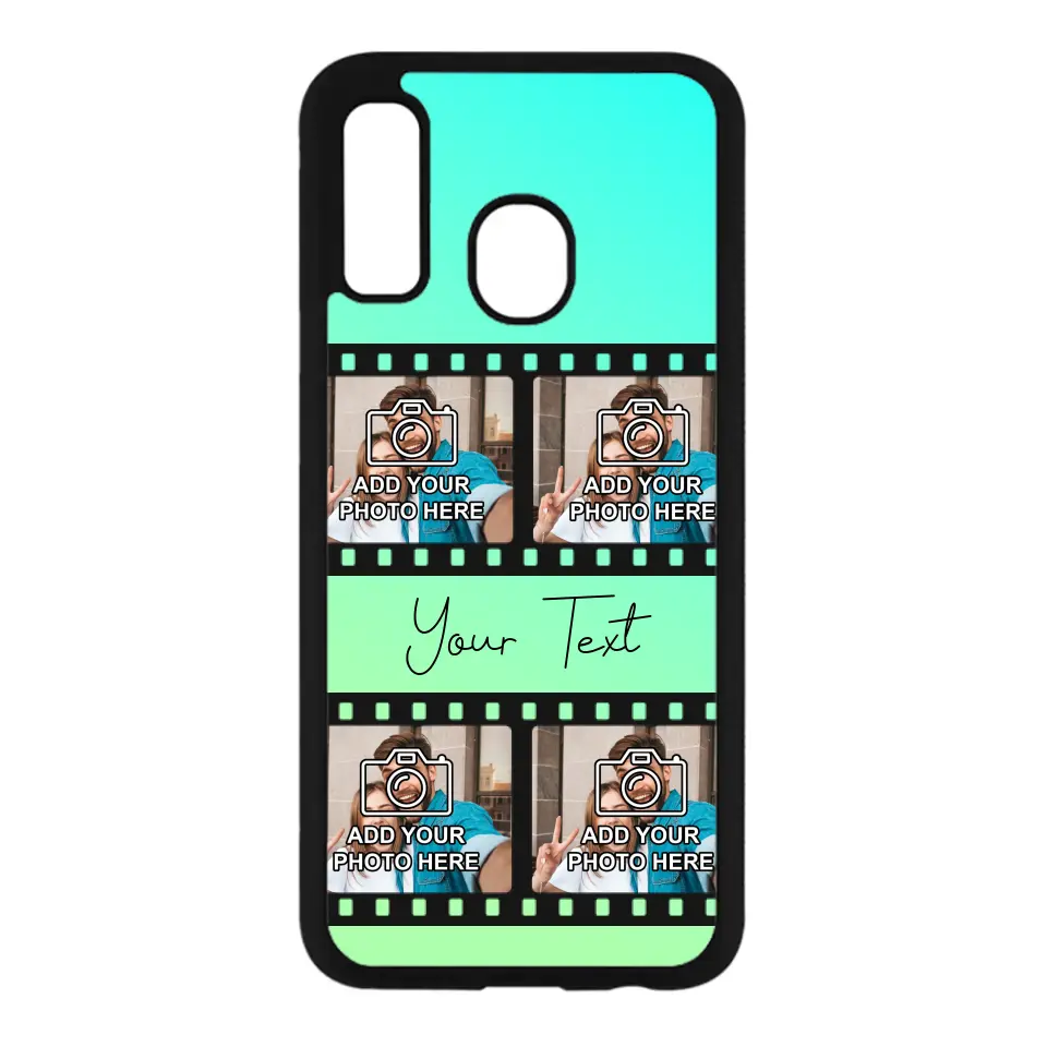 Film Reel No.2 Custom Photos Personalised Rubber TPU Case for iPhone, Samsung & Pixel