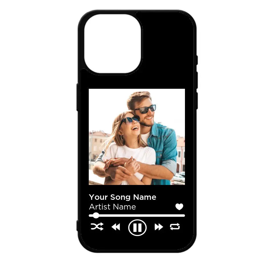 Custom Personalised Spotify Music Player Rubber TPU Case for iPhone, Samsung & Pixel