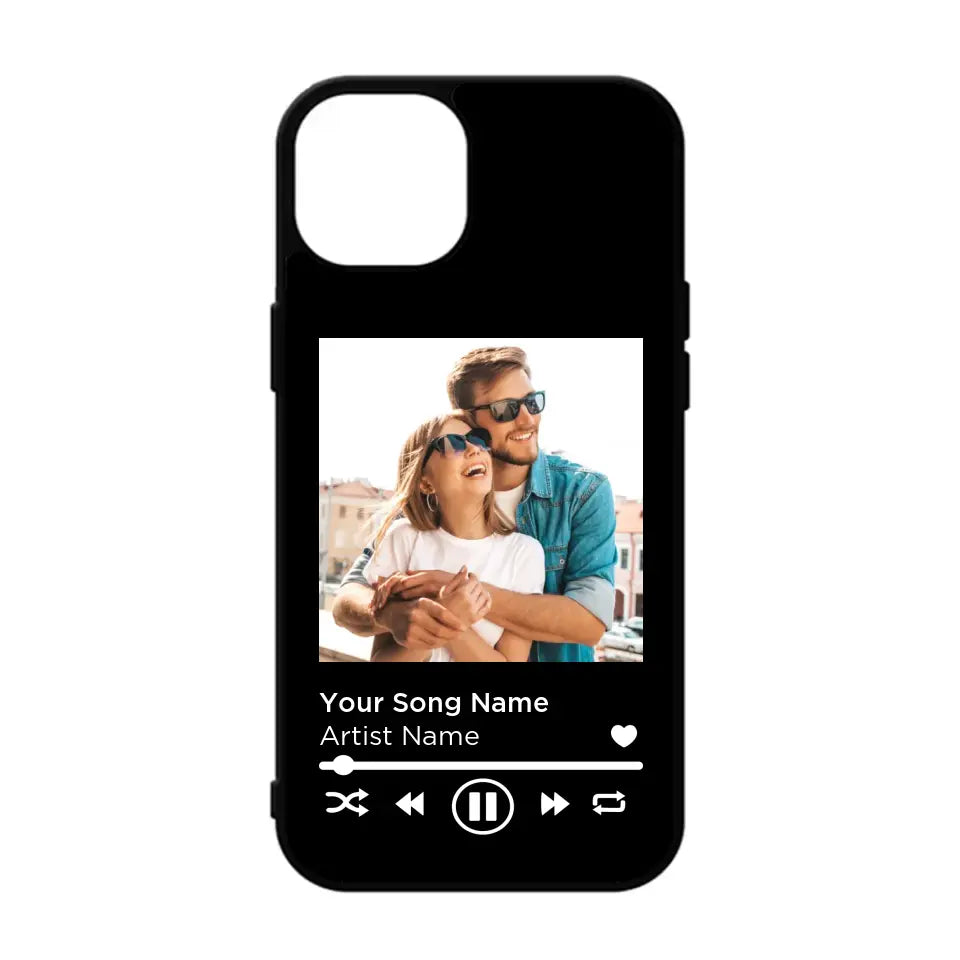 Custom Personalised Spotify Music Player Rubber TPU Case for iPhone, Samsung & Pixel