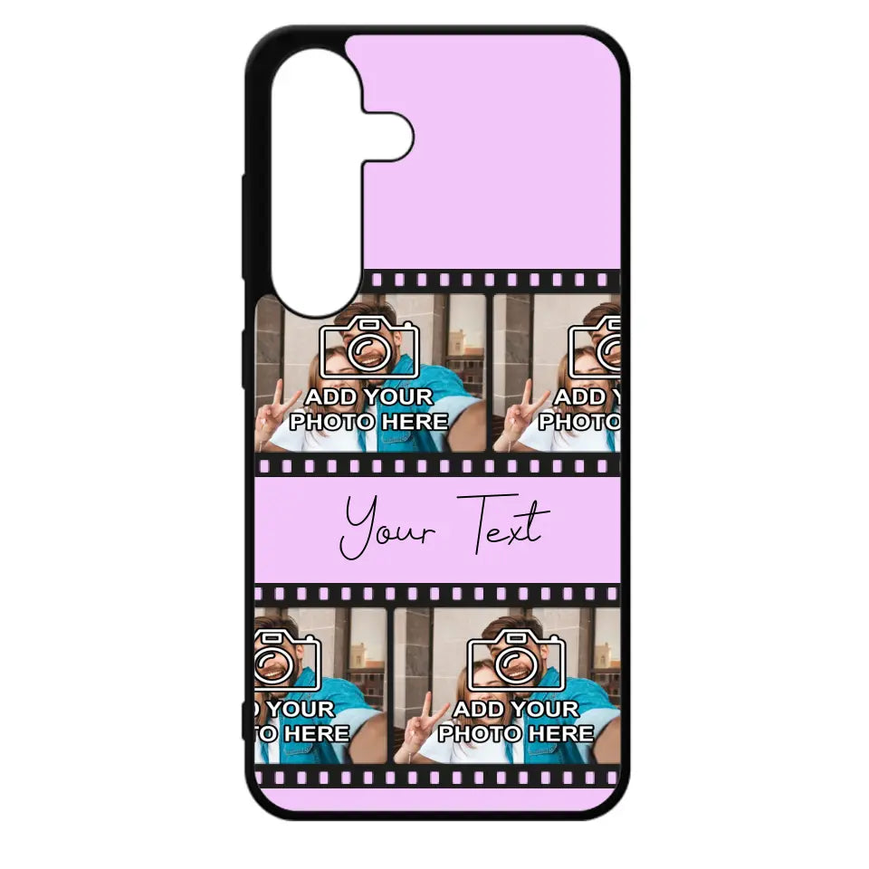 Custom Personalised Film Reel No.3 Rubber TPU Case for iPhone, Samsung & Pixel