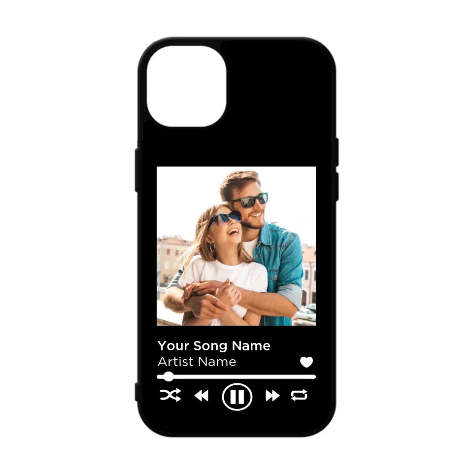 Custom Personalised Spotify Music Player Rubber TPU Case for iPhone, Samsung & Pixel