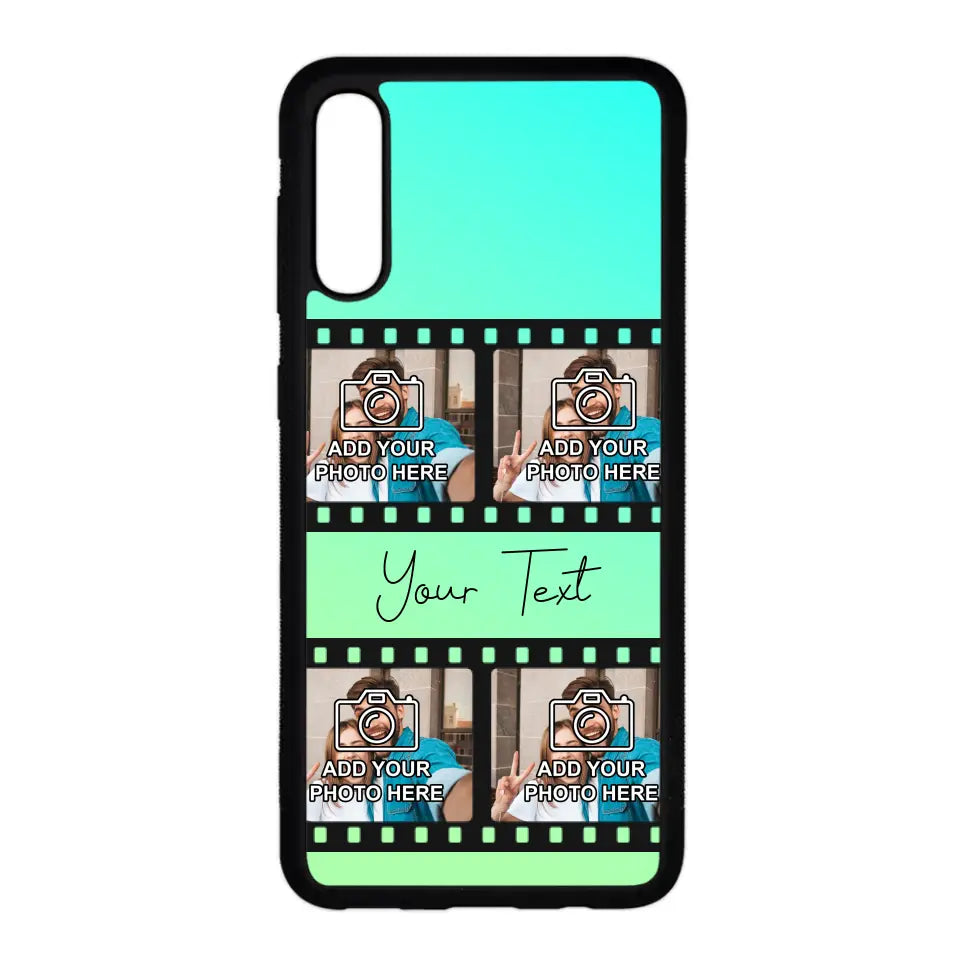 Film Reel No.2 Custom Photos Personalised Rubber TPU Case for iPhone, Samsung & Pixel