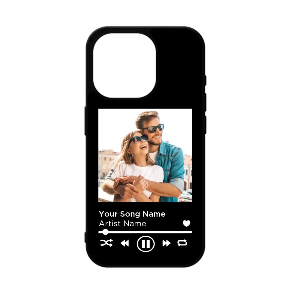 Custom Personalised Spotify Music Player Rubber TPU Case for iPhone, Samsung & Pixel