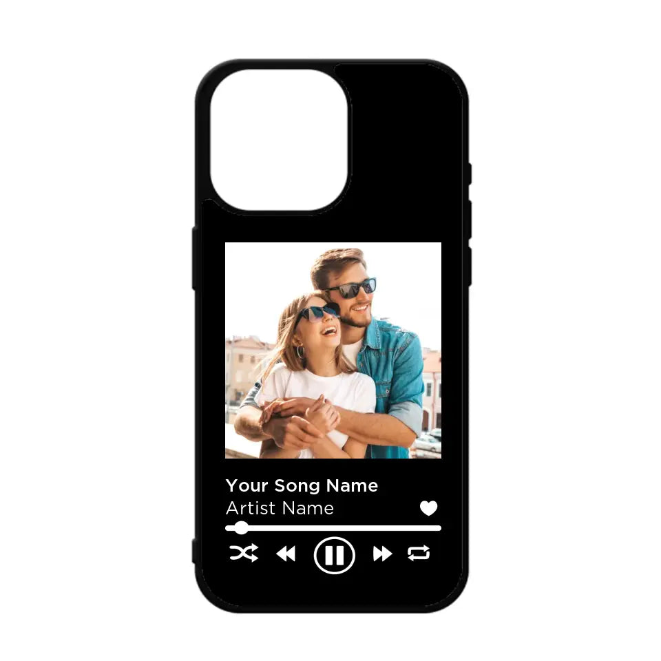 Custom Personalised Spotify Music Player Rubber TPU Case for iPhone, Samsung & Pixel