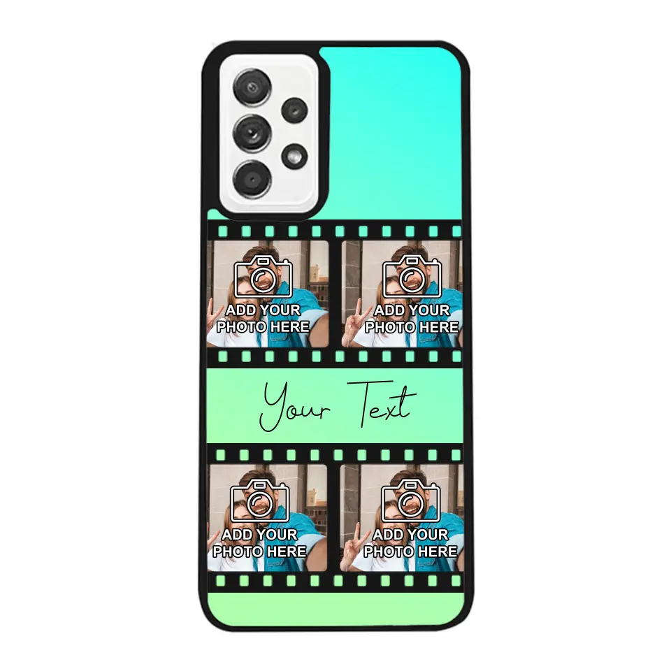 Film Reel No.2 Custom Photos Personalised Rubber TPU Case for iPhone, Samsung & Pixel