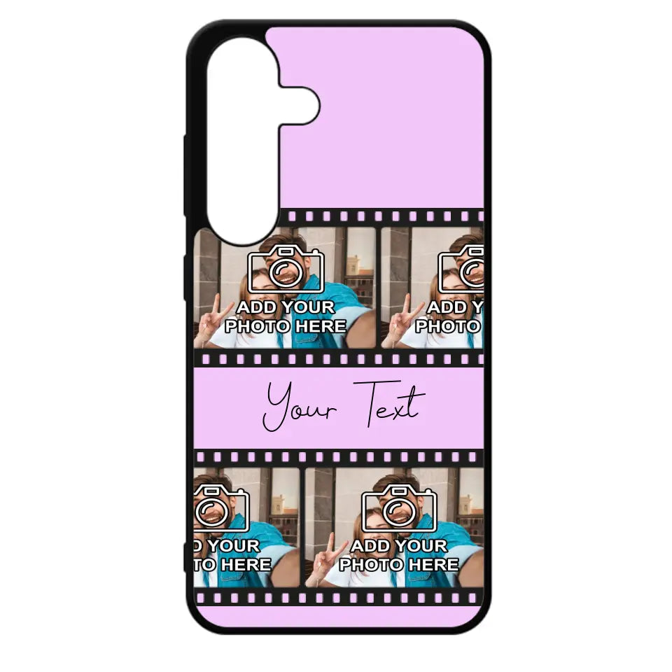 Custom Personalised Film Reel No.3 Rubber TPU Case for iPhone, Samsung & Pixel