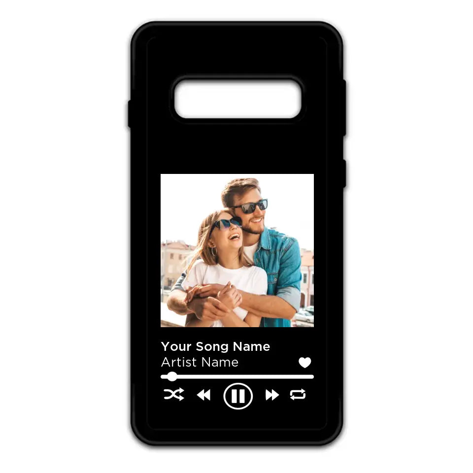 Custom Personalised Spotify Music Player Rubber TPU Case for iPhone, Samsung & Pixel