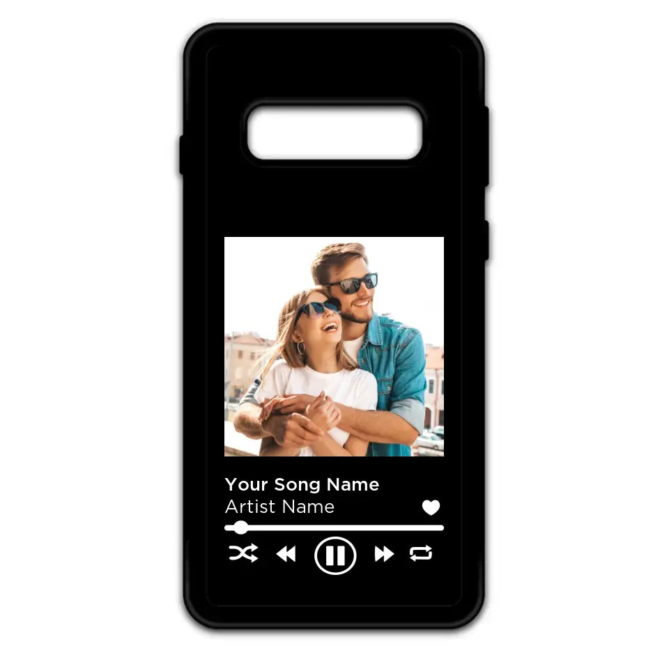 Custom Personalised Spotify Music Player Rubber TPU Case for iPhone, Samsung & Pixel