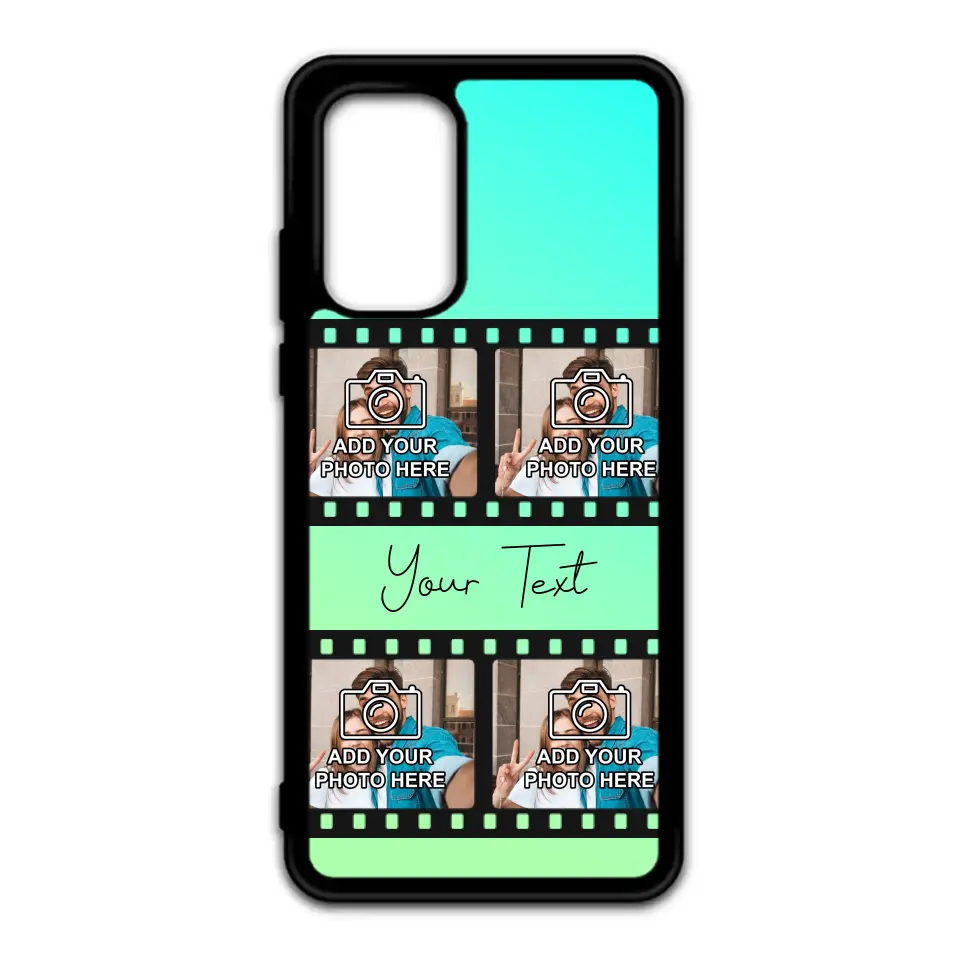 Film Reel No.2 Custom Photos Personalised Rubber TPU Case for iPhone, Samsung & Pixel