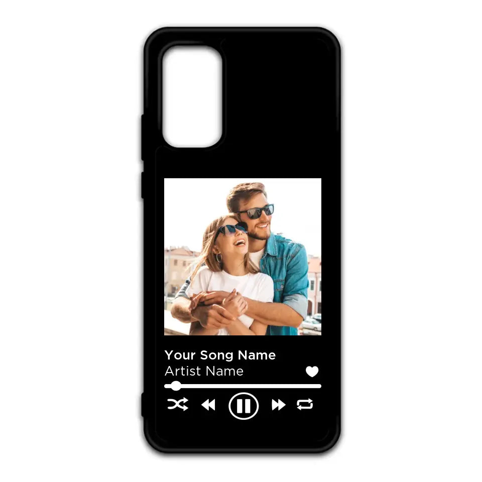 Custom Personalised Spotify Music Player Rubber TPU Case for iPhone, Samsung & Pixel