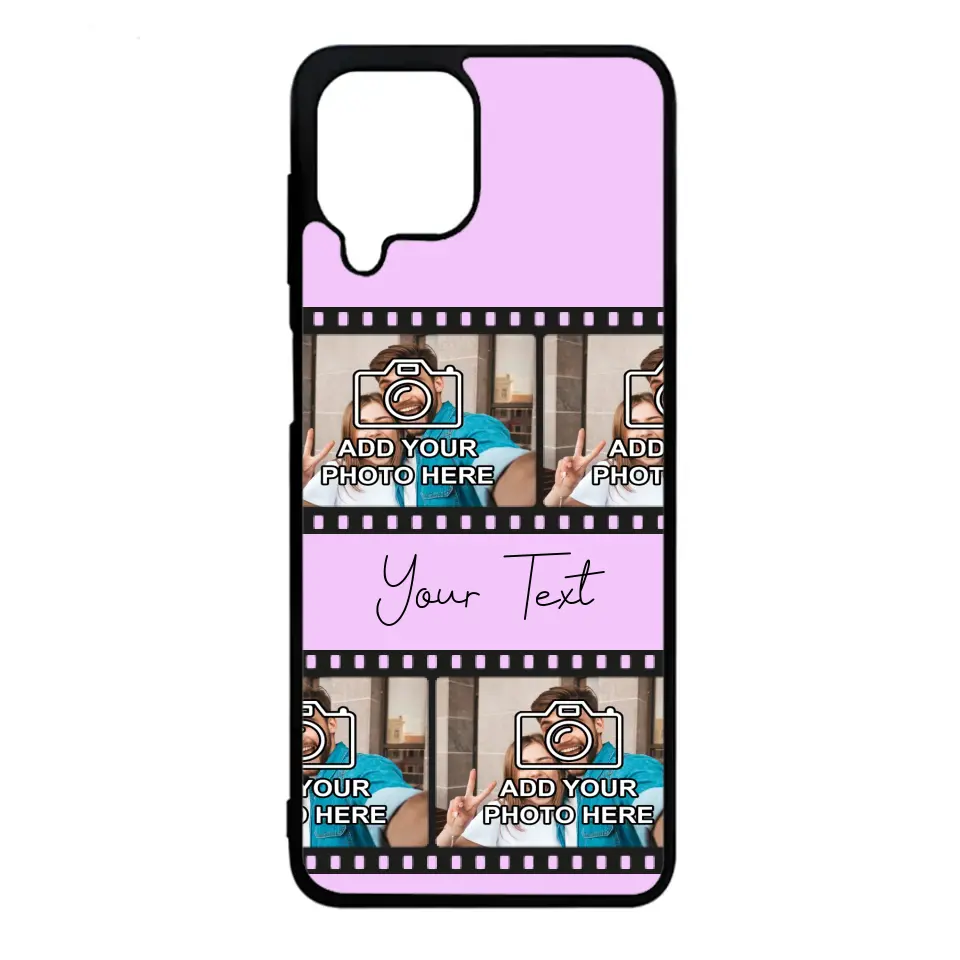 Custom Personalised Film Reel No.3 Rubber TPU Case for iPhone, Samsung & Pixel